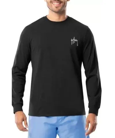 Guy Harvey Men's Gone Fishin' Long Sleeve T-Shirt