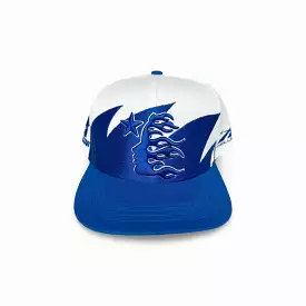 Hellstar Sports Snapback Hat 'Shark Teeth' Off White / Royal Blue SS24