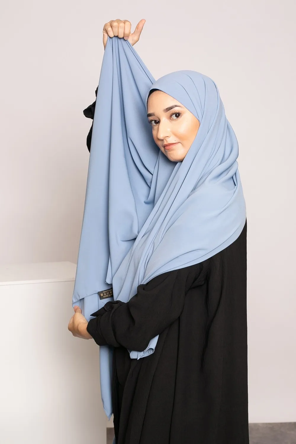 Hijab de seda medina blue jeans