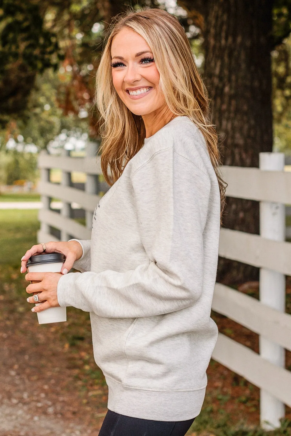 Homebody Crew Neck- Light Heather Grey