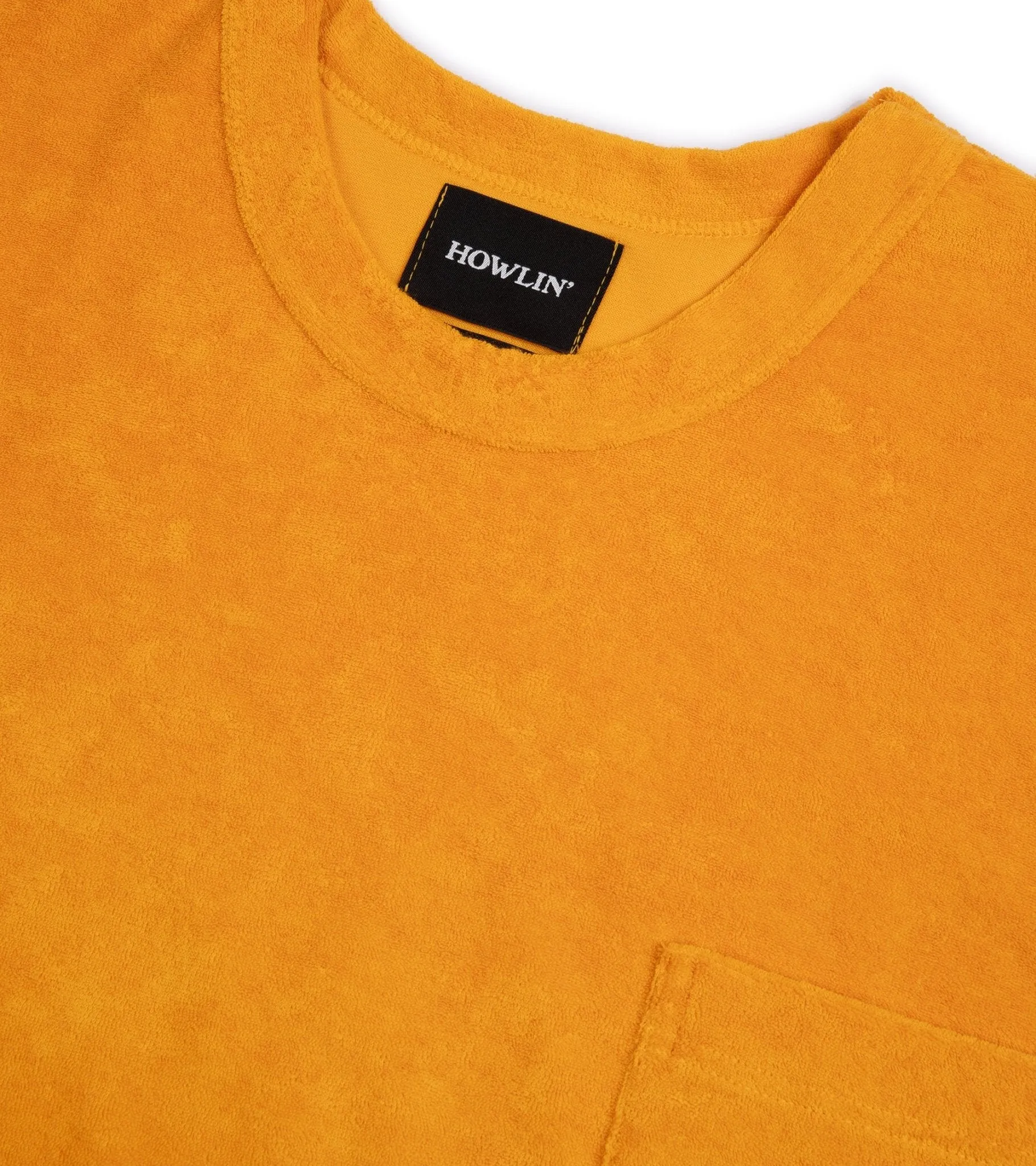 Howlin' Fons Terry Towel T-Shirt: Yellow Gold