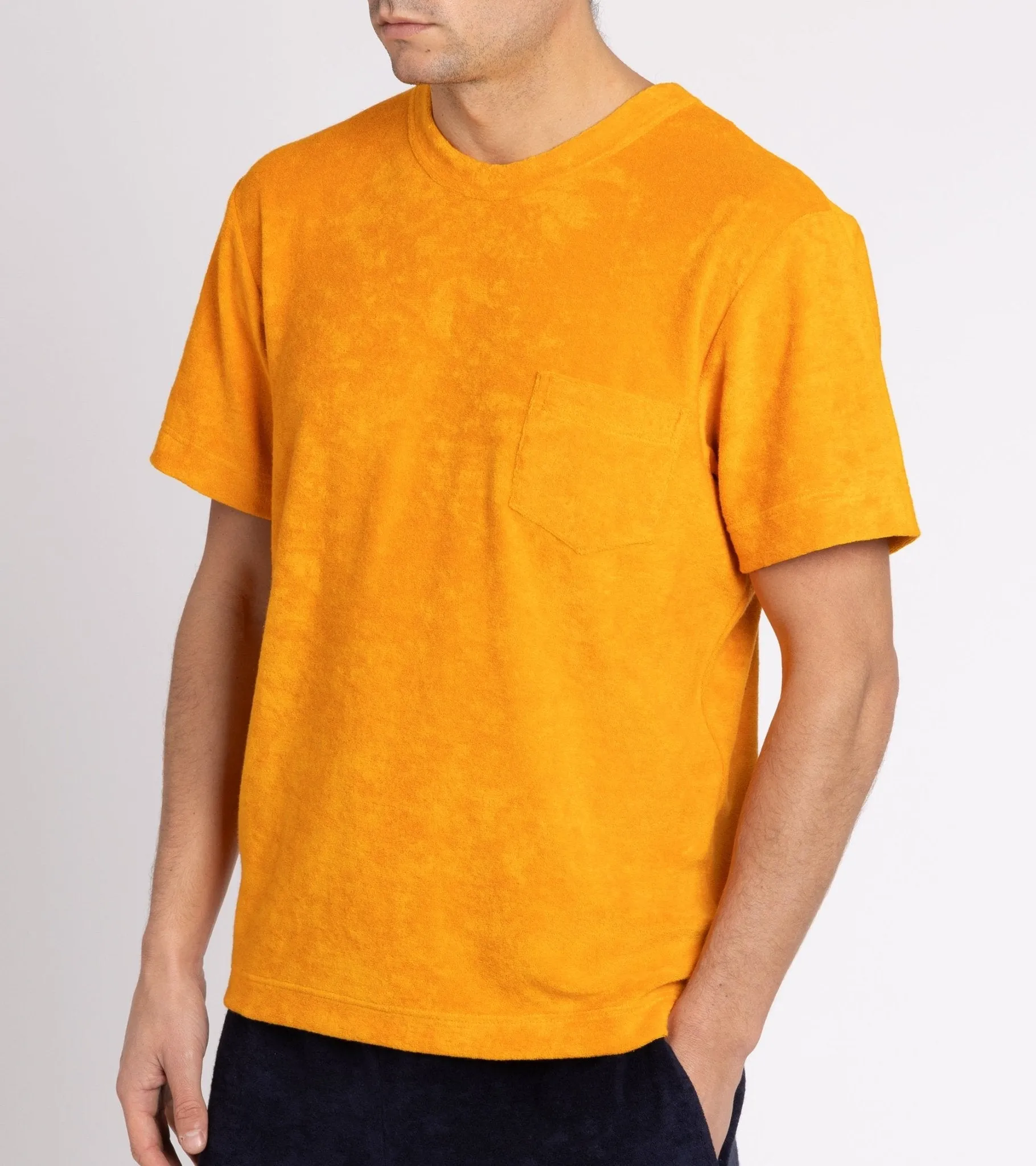 Howlin' Fons Terry Towel T-Shirt: Yellow Gold