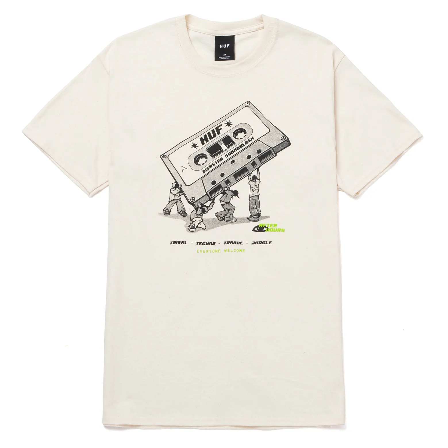 HUF T-SHIRT SOUNDCLASH SS NATURAL