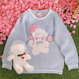 Ice cream jacquard sweater by9621