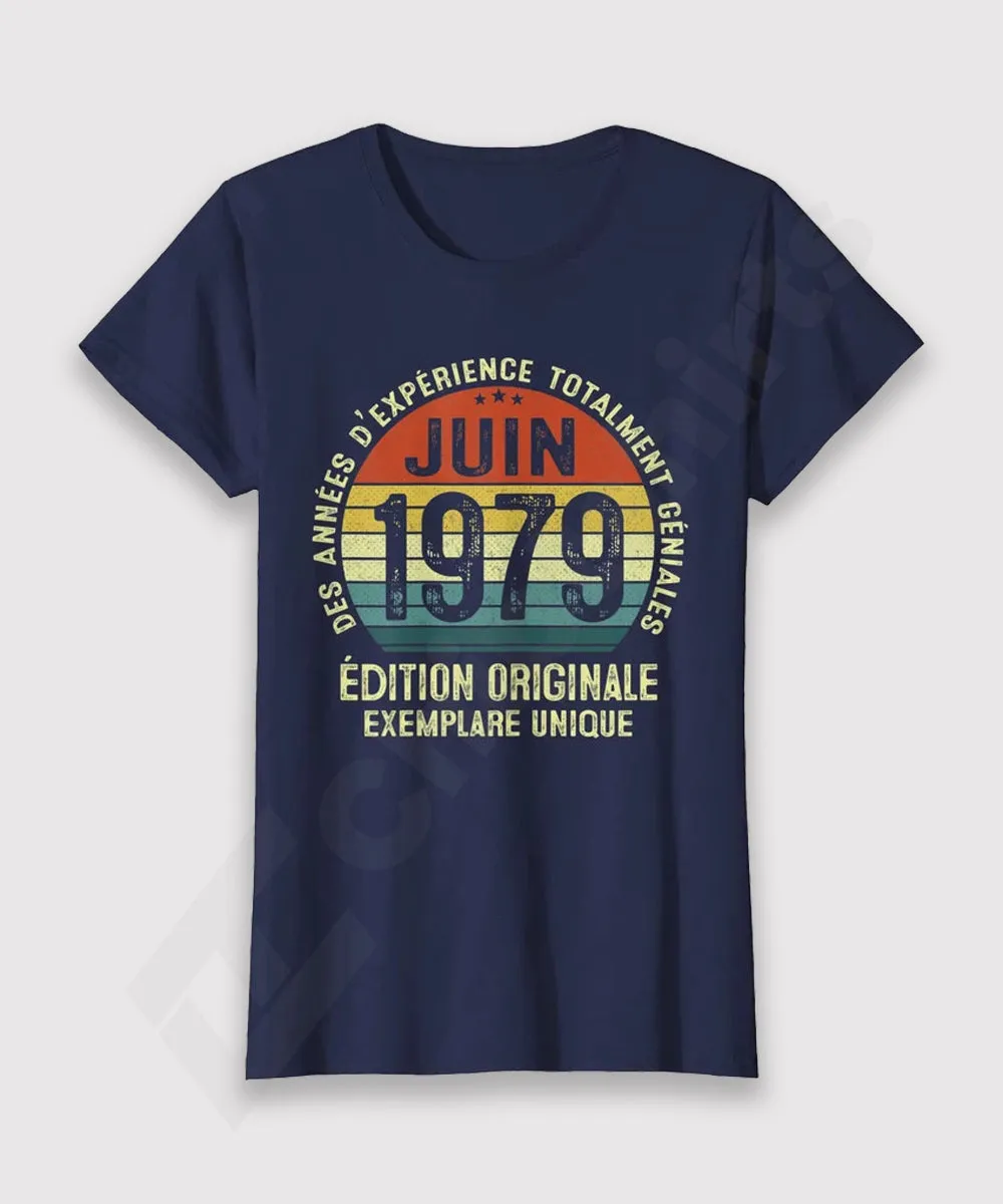 Idée Cadeau Originale Anniversaire, Tee shirt Homme Femme, Des années d'expérience Totalment Géniales, Personnaliser - CTS210322