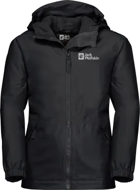 Jack Wolfskin Kids' Snowy Days Jacket Black/Black | Buy Jack Wolfskin Kids' Snowy Days Jacket Black/Black here | Outno