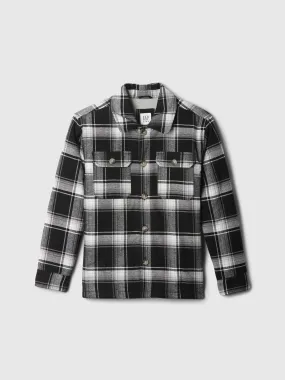 Kids Flannel Shirt Jacket