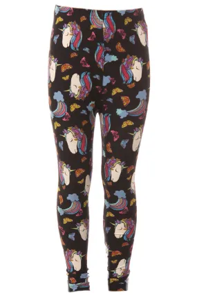 Kid's Unicorn Dream Pattern Printed Leggings