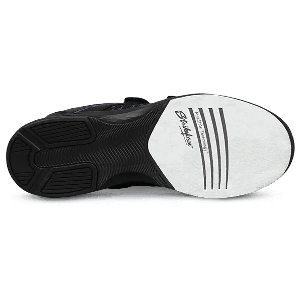 KR Strikeforce Youth Flyer Mesh Lite Velcro Black Royal Bowling Shoes