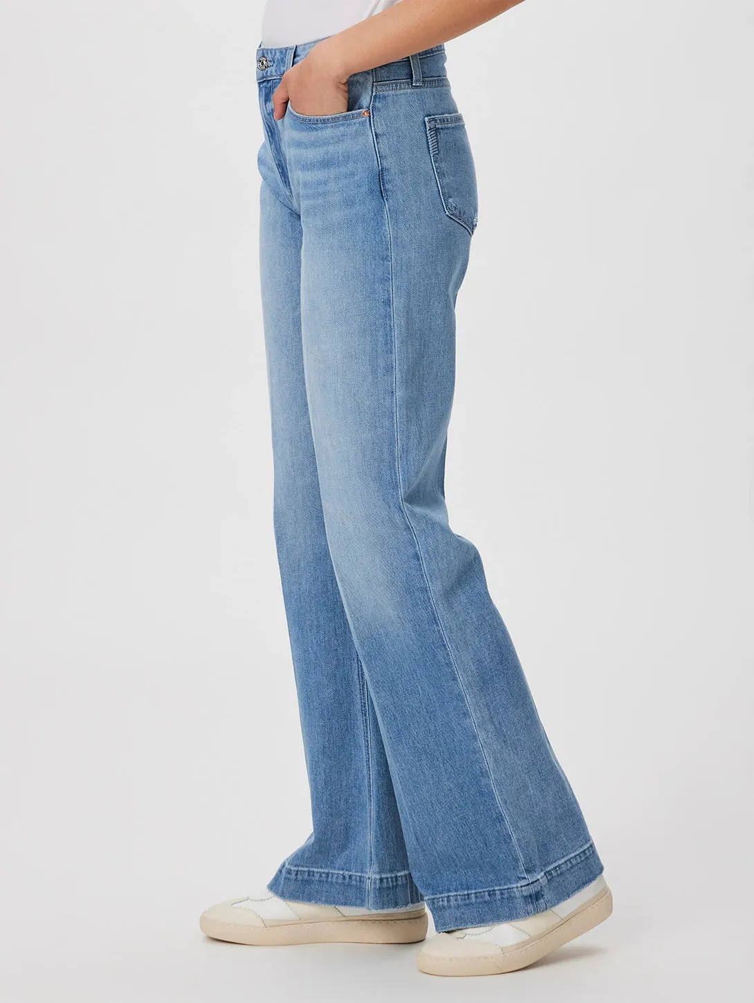 Leenah High Rise Wide Jean - Nightingale