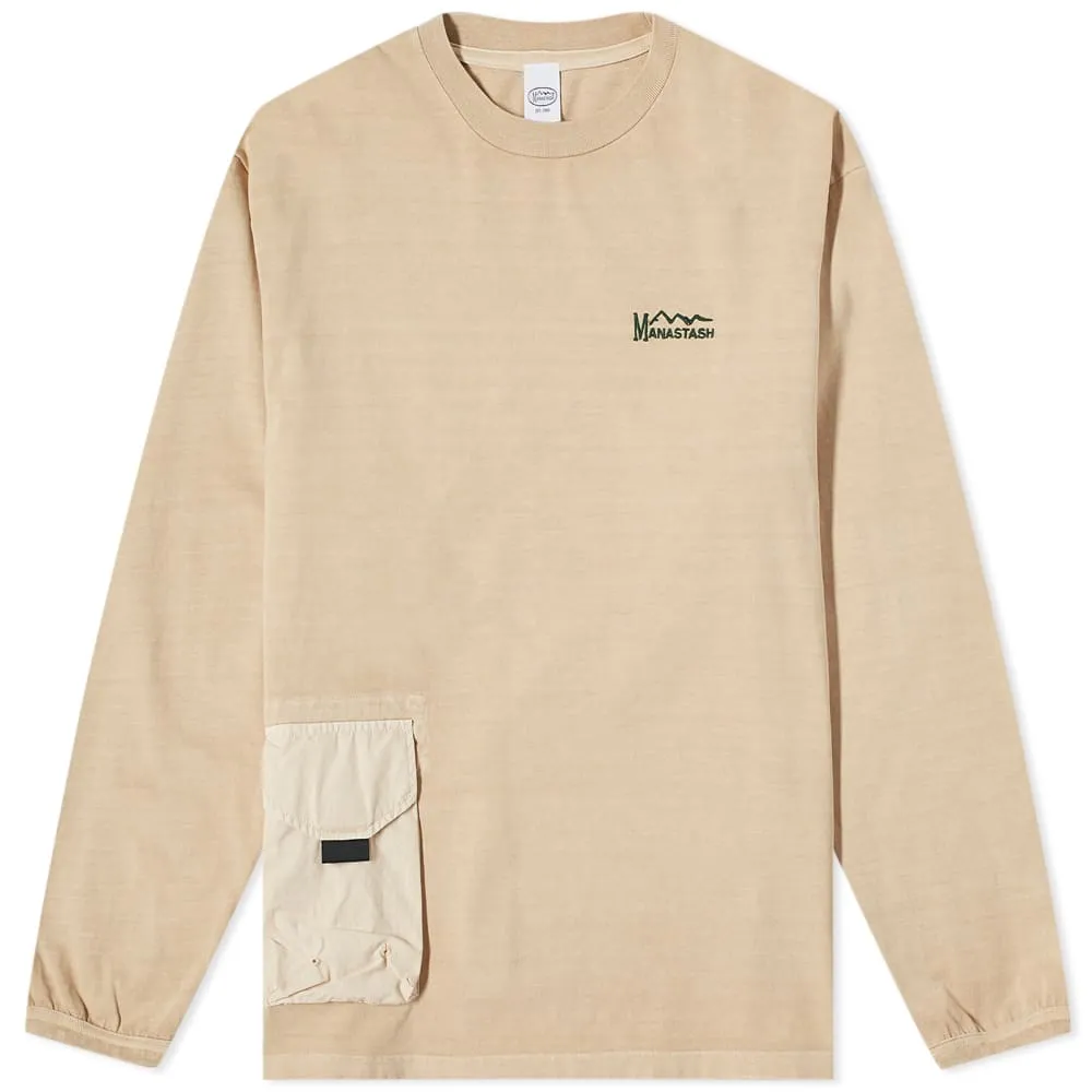 Manastash Long Sleeve Armor T-ShirtBeige