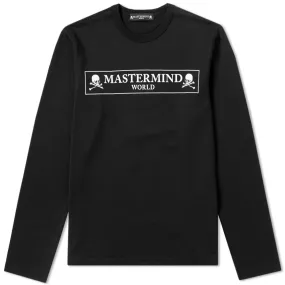 MASTERMIND WORLD Long Sleeve Box Logo TeeBlack