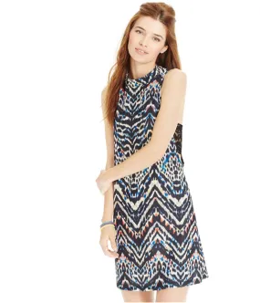 Material Girl Womens Printed Shift Dress