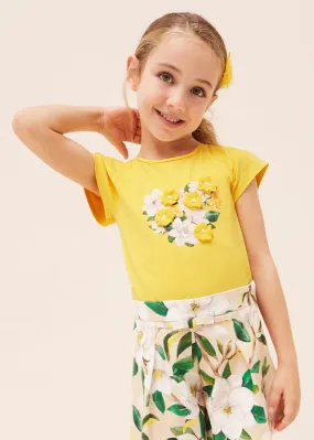 Mayoral S/s t-shirt for girl - Mimosa