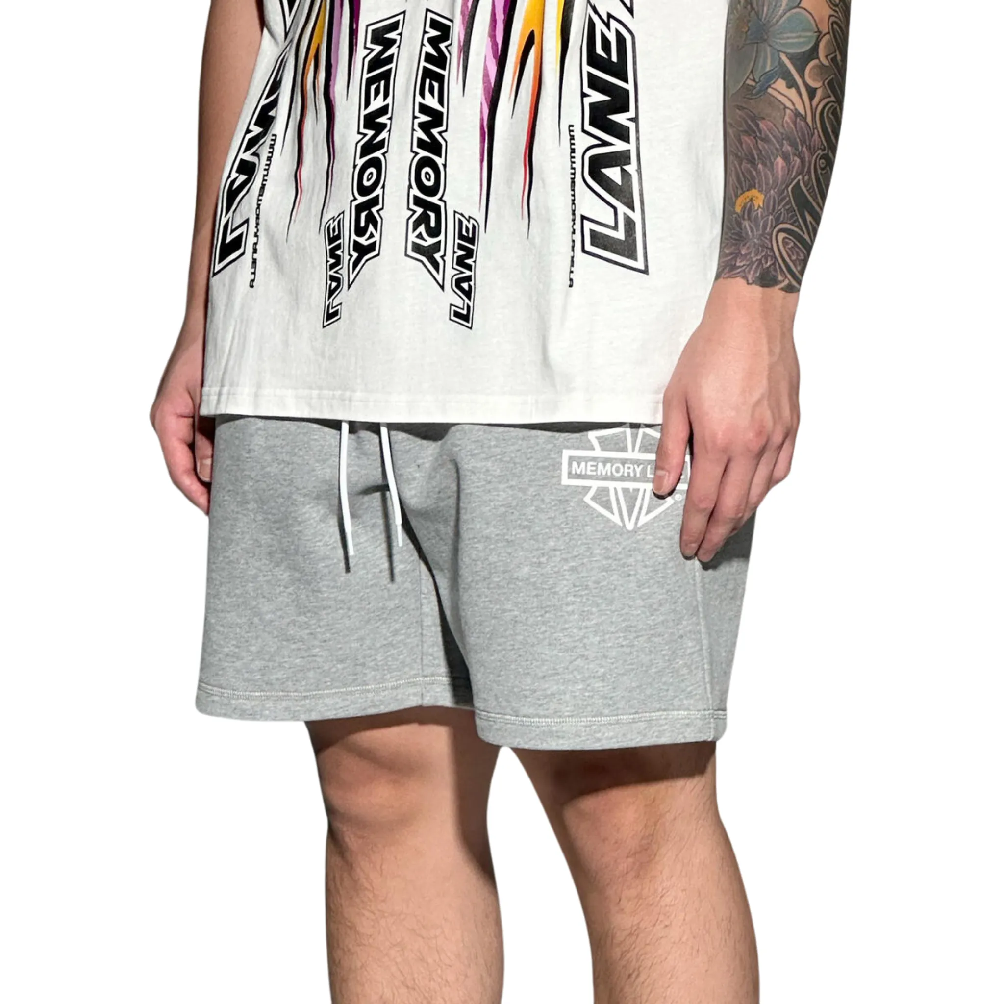 Memory Lane Outlaw Short (Heather Grey)