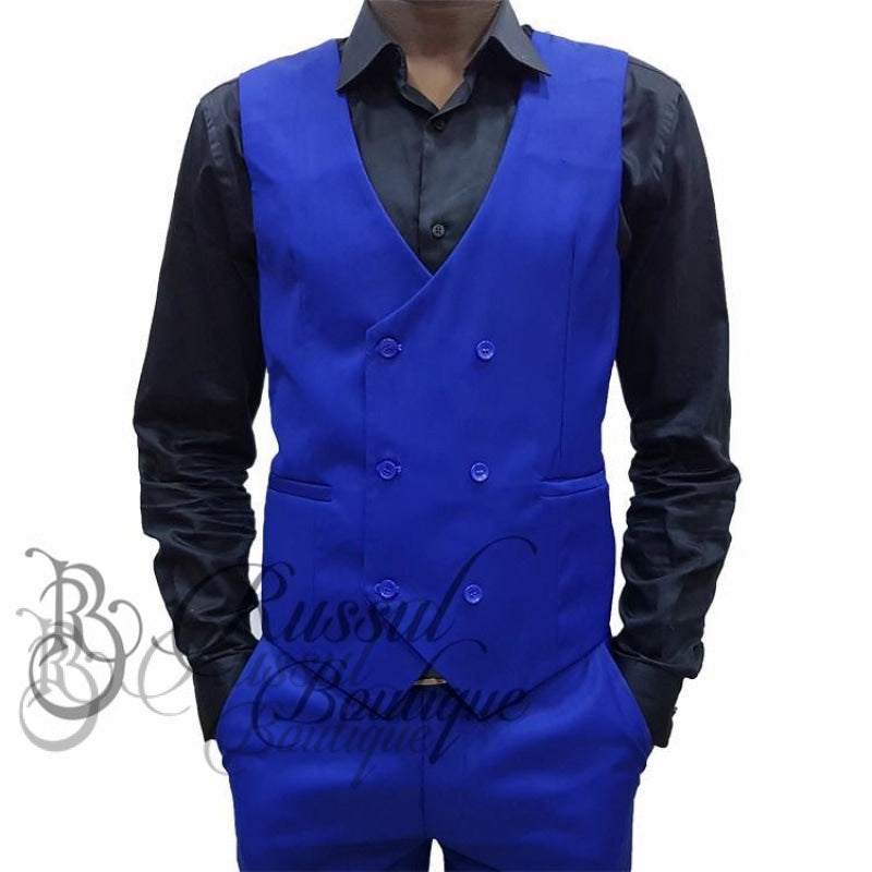 Men's 3-piece business Suit | Royal blue