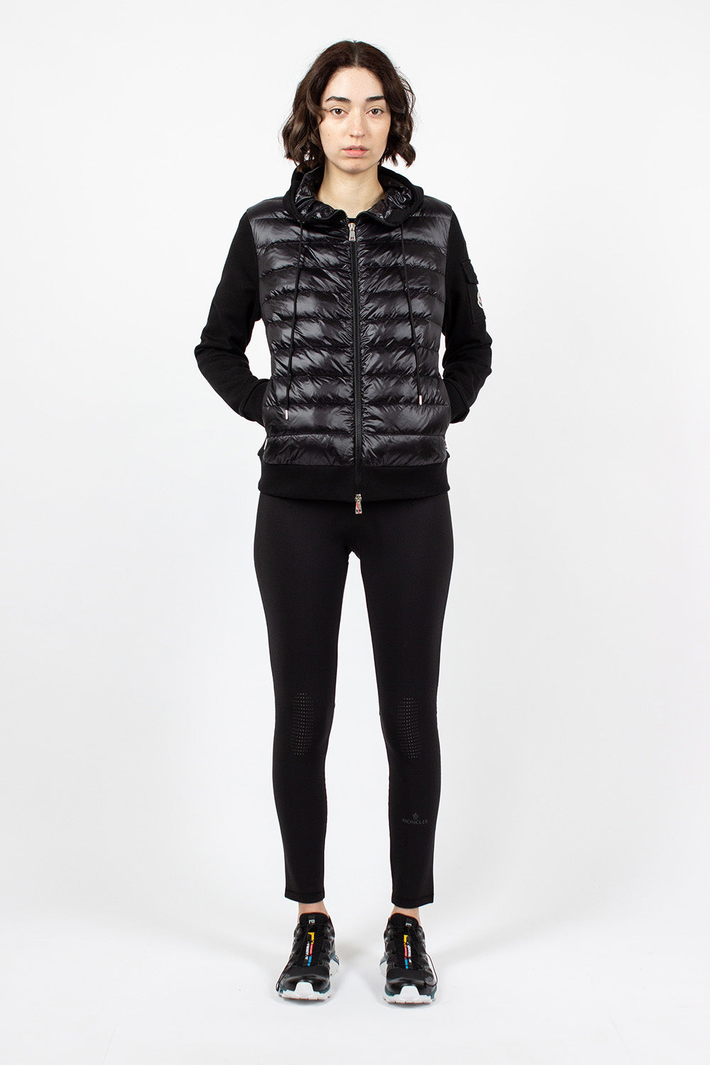 Mesh Panelled Leggings Black