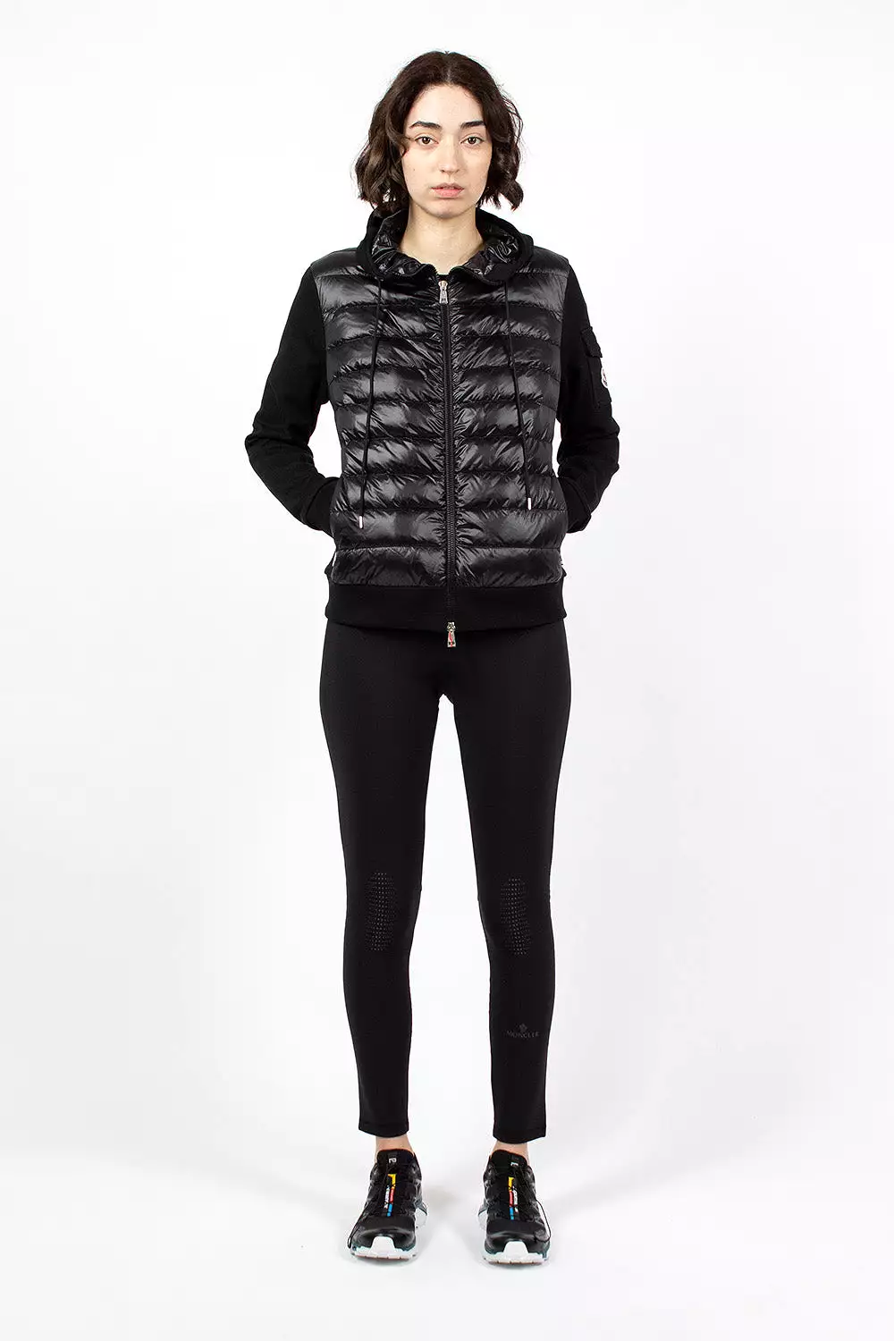 Mesh Panelled Leggings Black