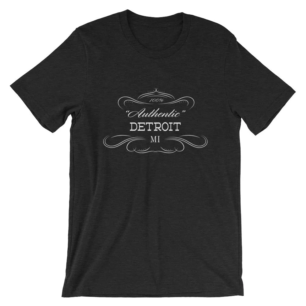 Michigan - Detroit MI - Short-Sleeve Unisex T-Shirt - Authentic