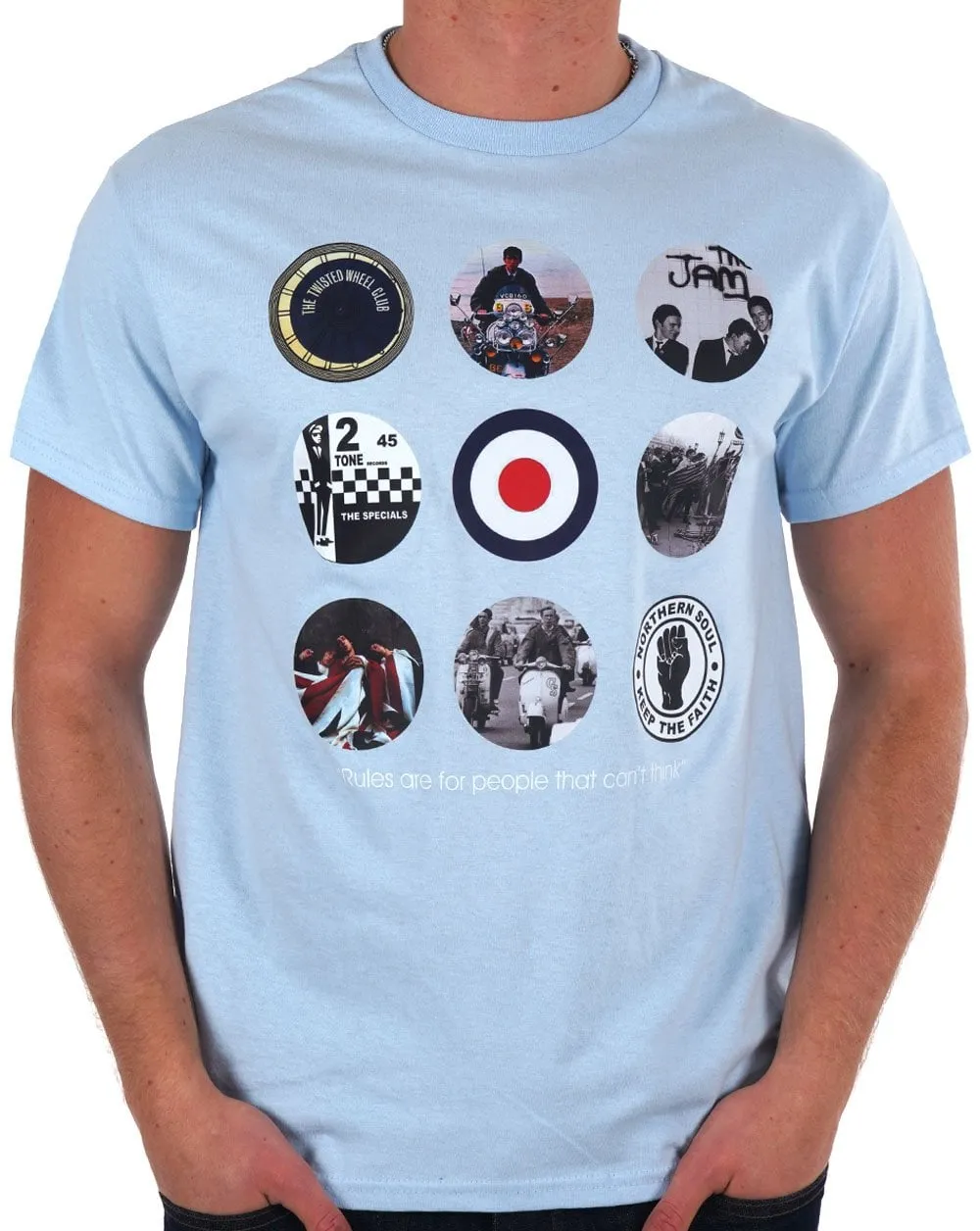 Mod Life T-shirt Sky Blue