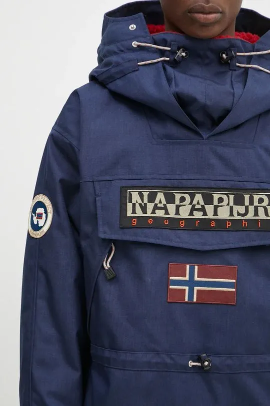 Napapijri jacket Skidoo 1990 men's navy blue color NP0A4IK5B2Q1