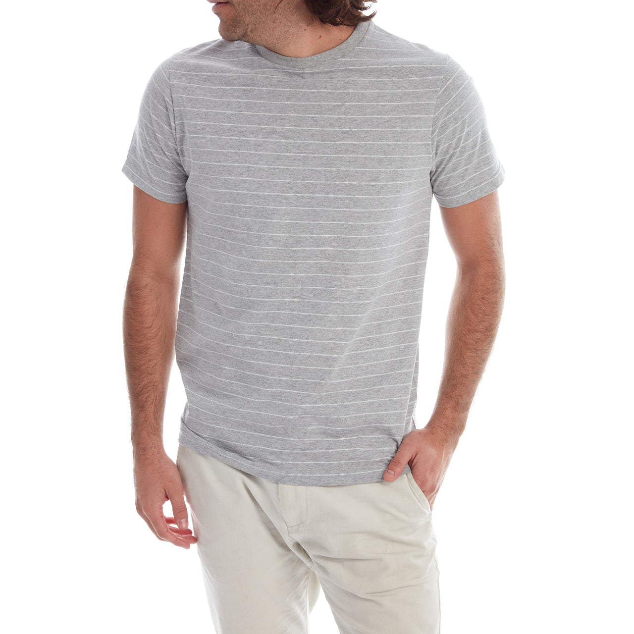 Nate Jacquard Striped Tee