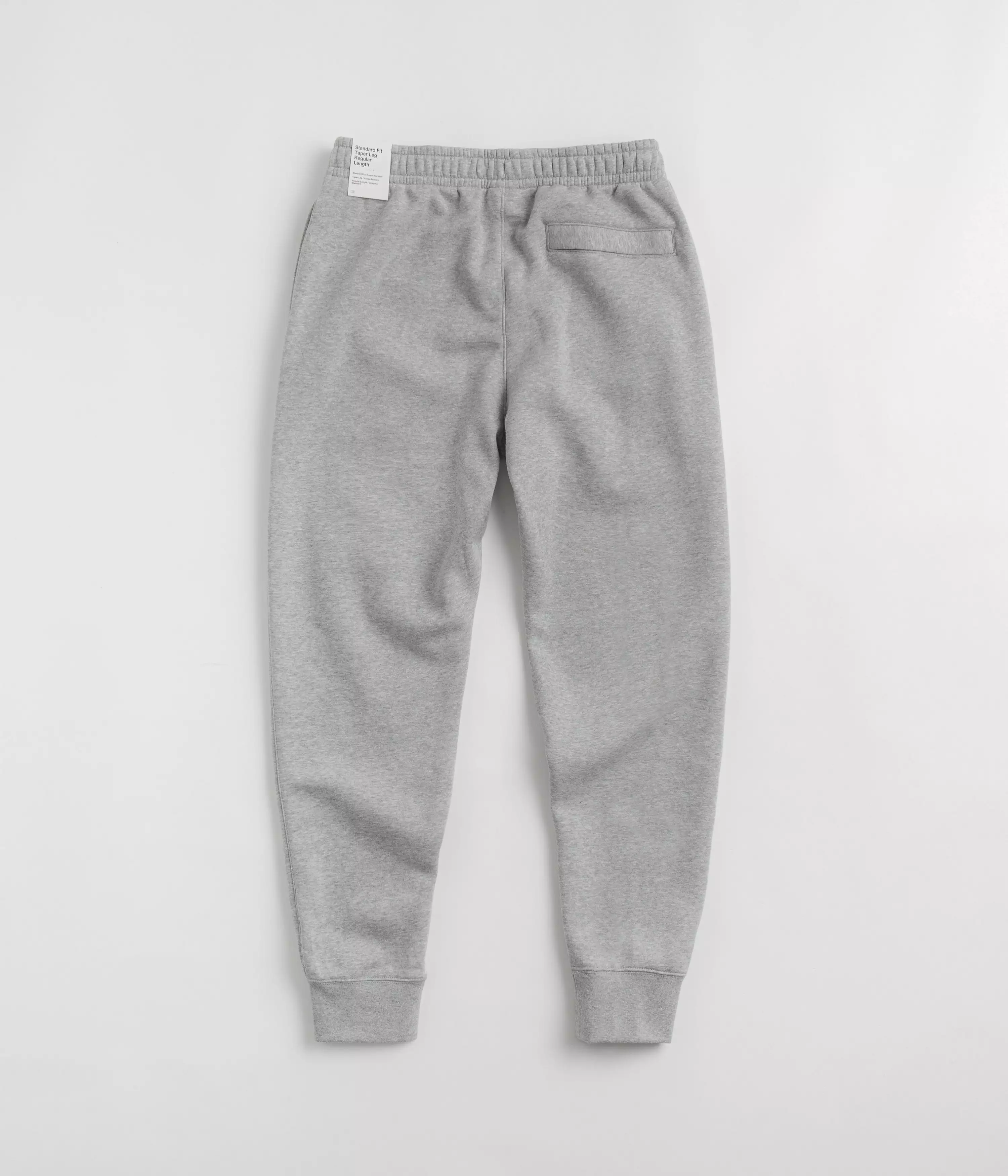 Nike Club Fleece Joggers - Dark Grey Heather / Matte Silver / White