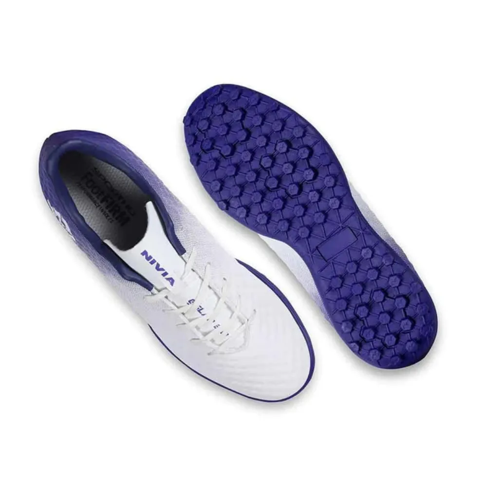 Nivia Oslar 2.0 Football Shoe (White/Purple)