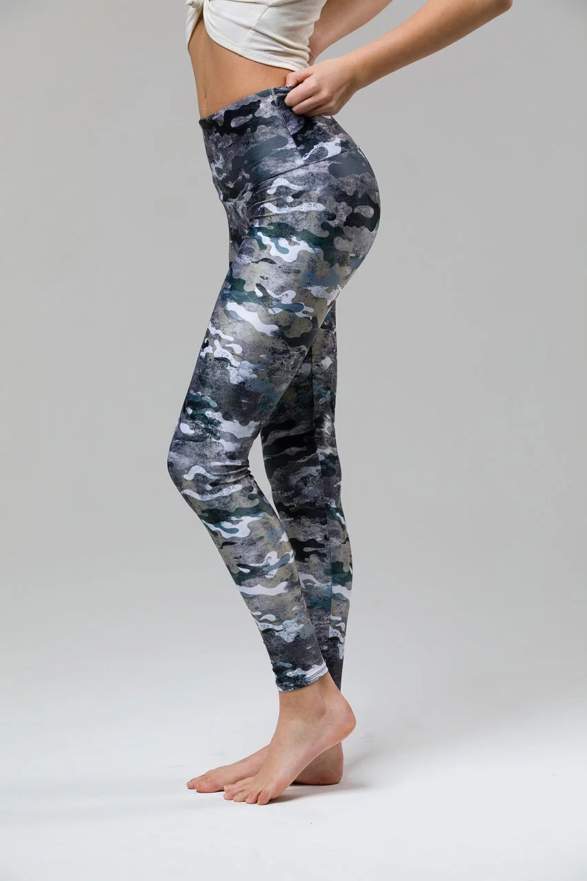 Onzie Marble Camo High Rise Legging