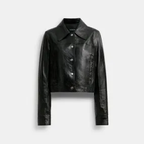 PATENT LEATHER JACKET