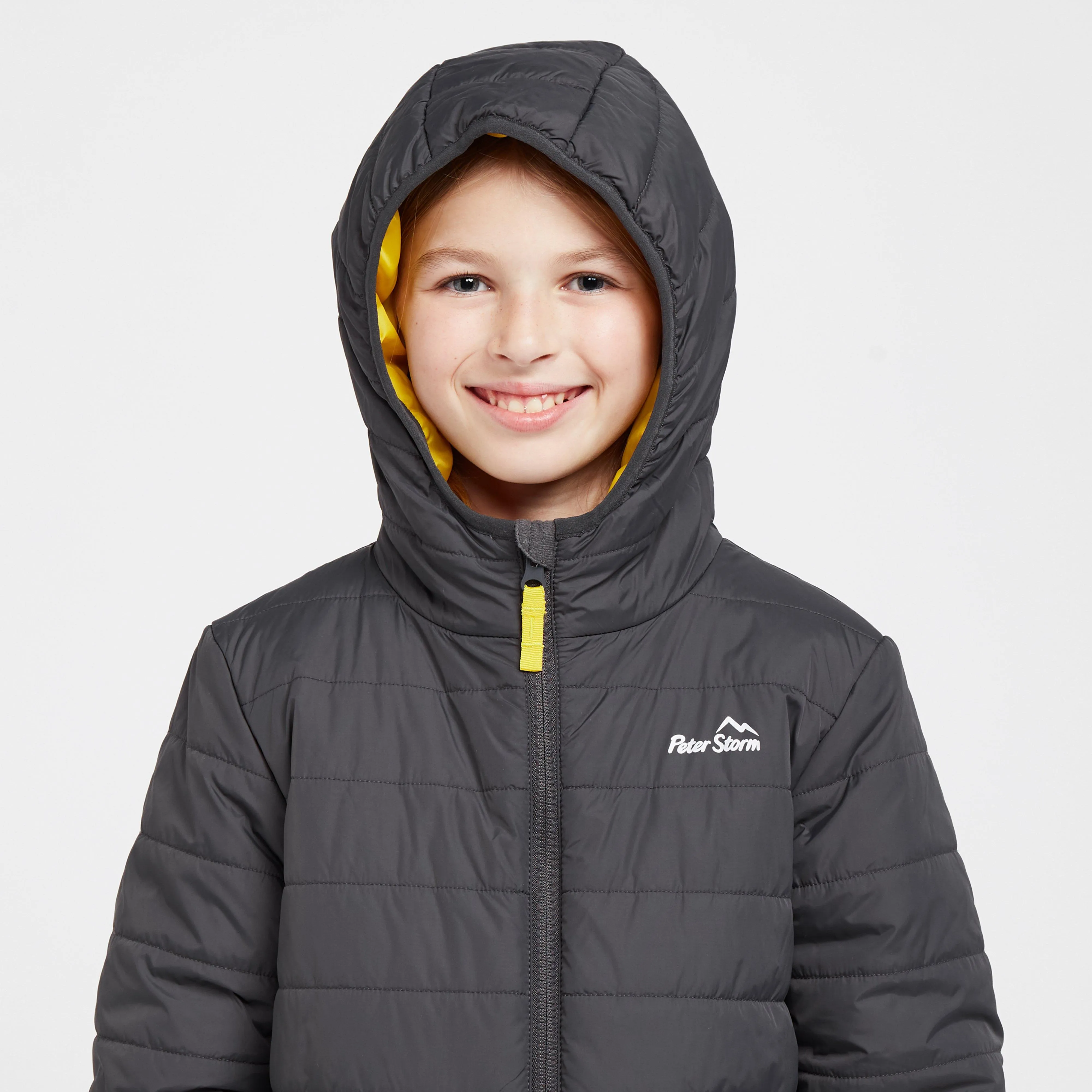 Peter Storm Kids Blisco II Hooded Jacket Grey | Millets