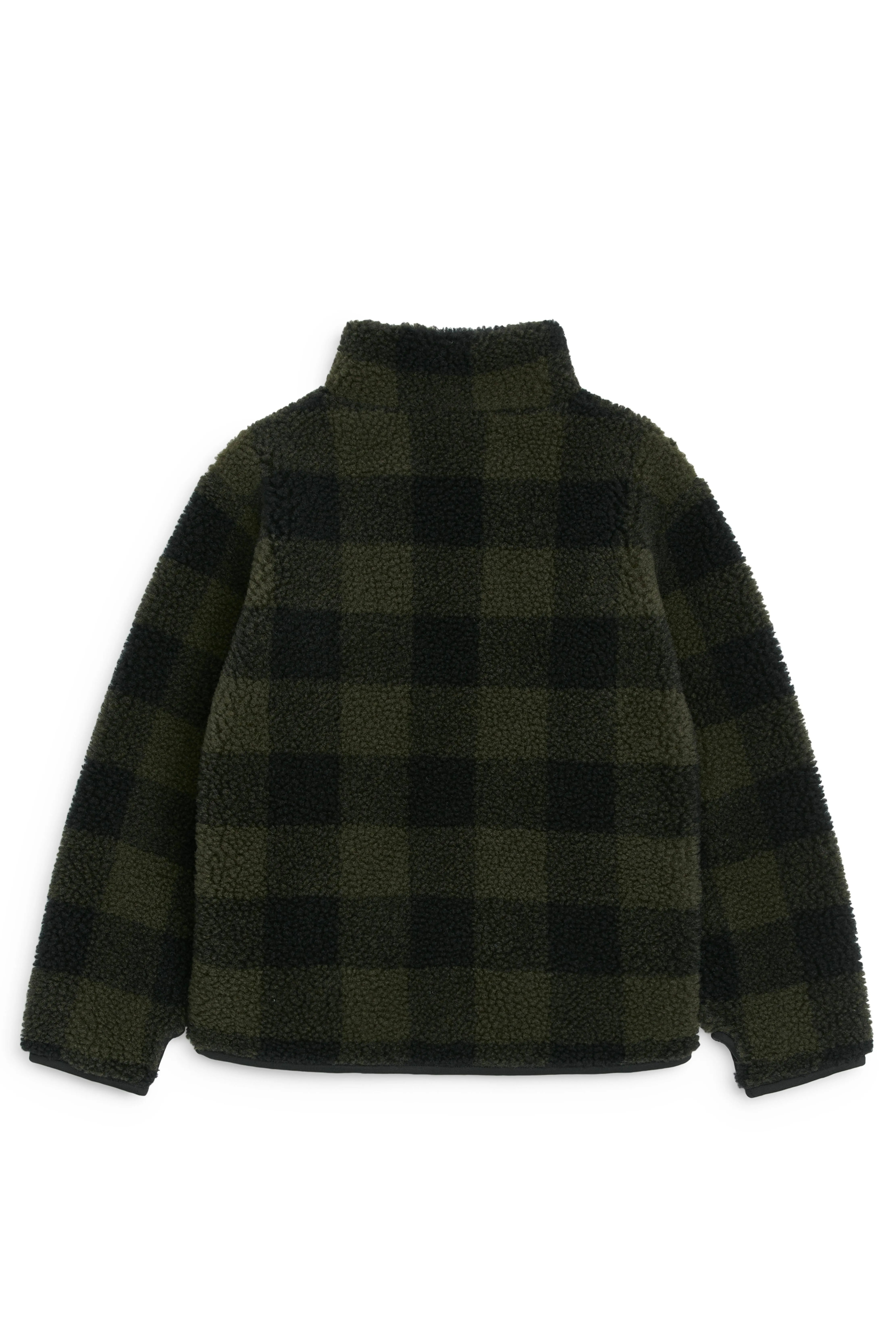 Pile Jacket - Long sleeve - Regular length - Khaki Green - Kids | H&M GB