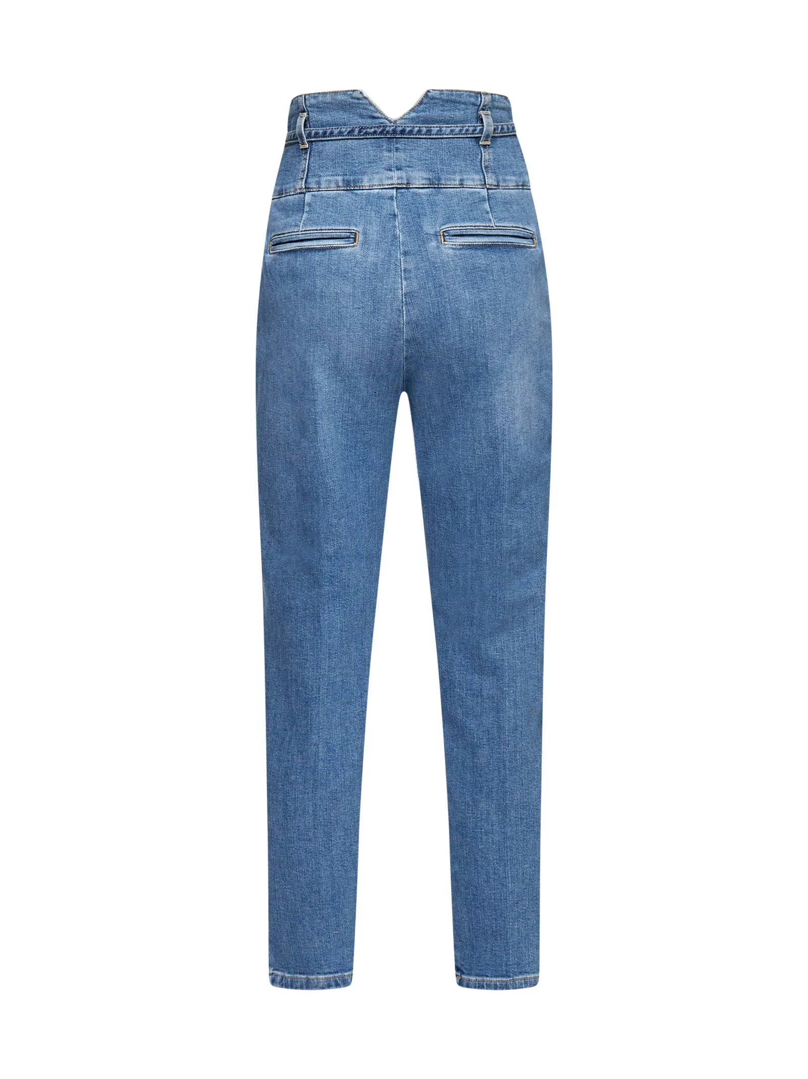 Pinko Ariel Logo Plaque Denim Jeans