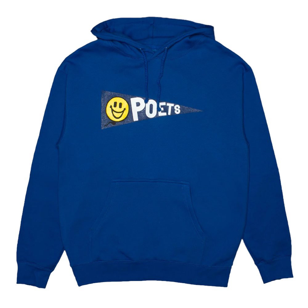 Poets Young Peoples Hoodie Royal Blue