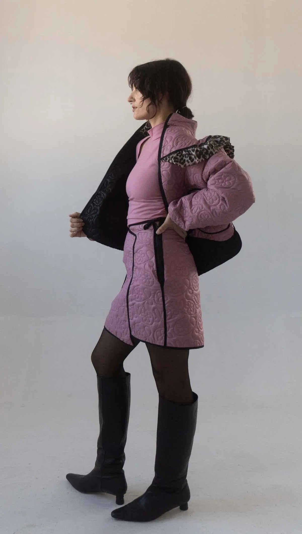 Quilted Jacket - Pink