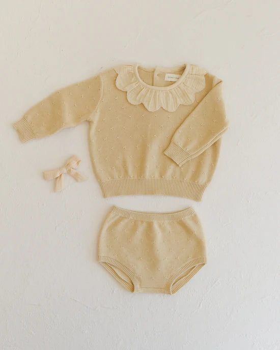 Quincy Mae - Knit Bloomer - Lemon