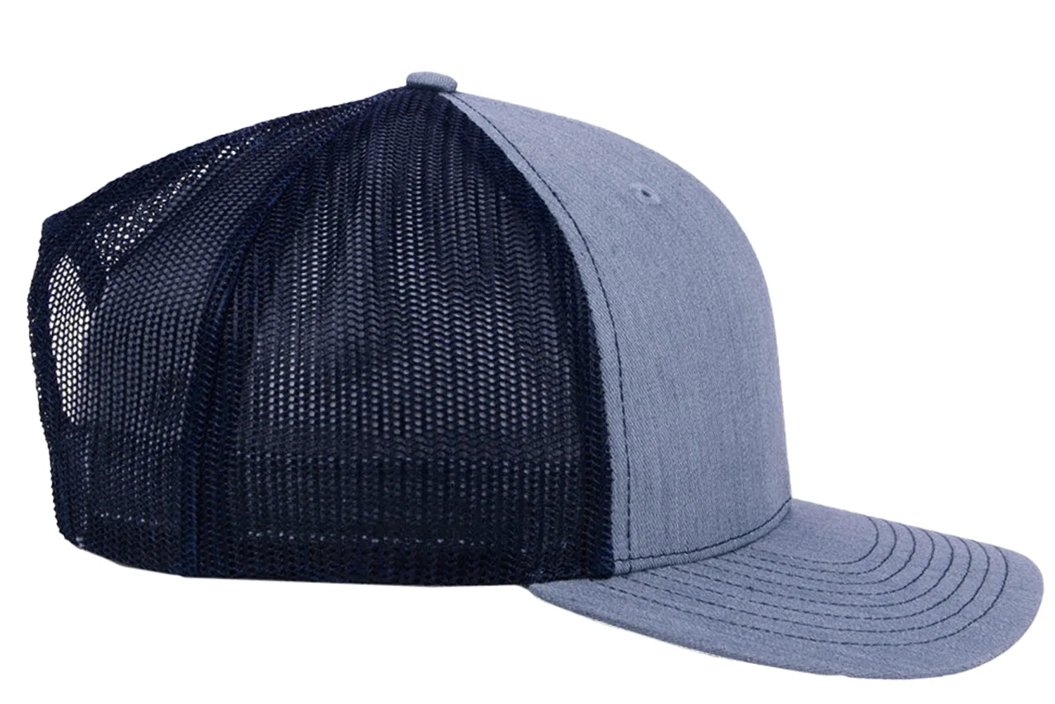 Richardson 112 Trucker - Heather Grey/Navy