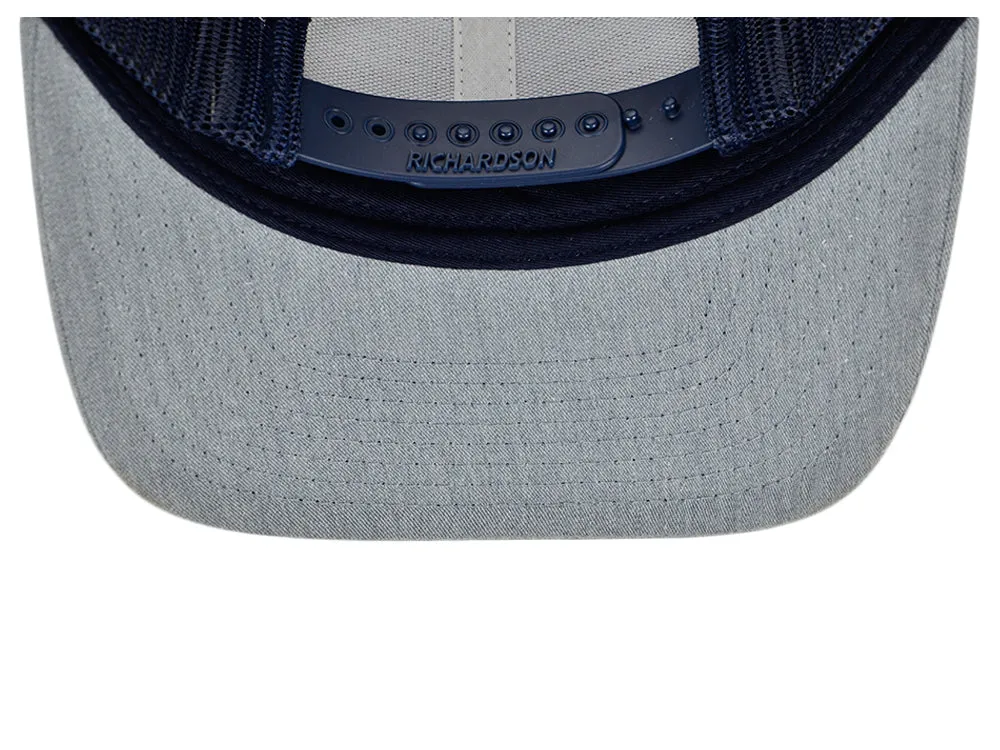 Richardson 112 Trucker - Heather Grey/Navy