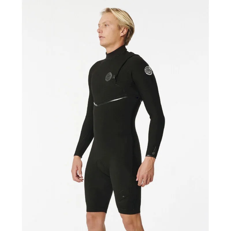 Rip Curl  E Bomb 2/2 mm Zip Free Long Sleeve Springsuit - Mute da surf - Uomo