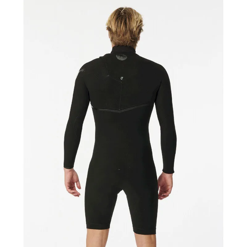 Rip Curl  E Bomb 2/2 mm Zip Free Long Sleeve Springsuit - Mute da surf - Uomo