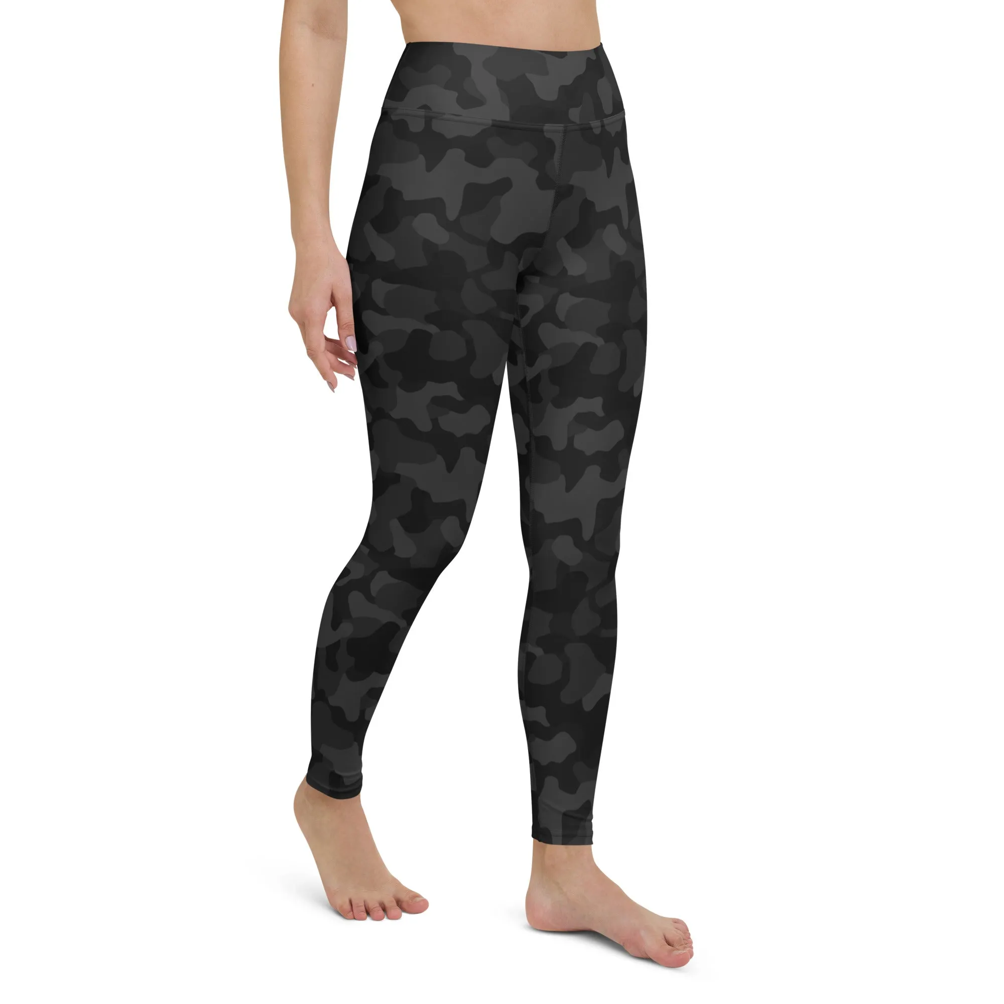 Rise & Shine Leggings – Black Camo