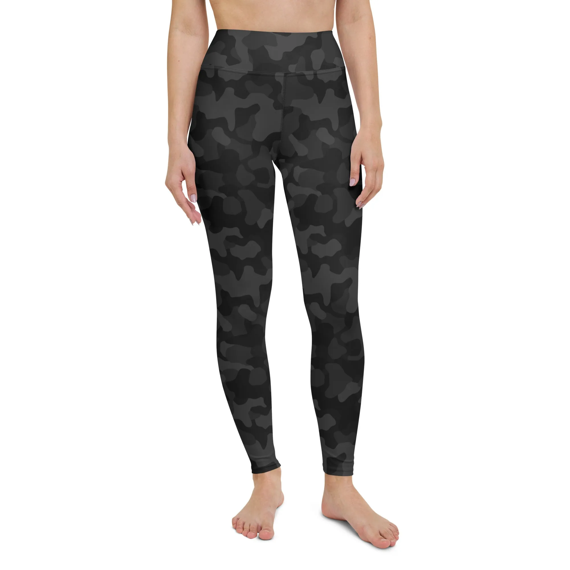 Rise & Shine Leggings – Black Camo