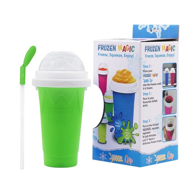 Silicone Quick Frozen Ice Cream Maker Squeeze Cups S4886193