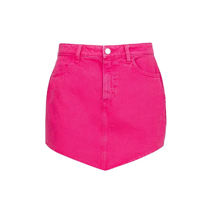 SKIRT KARLA IN JEANS Woman Pink