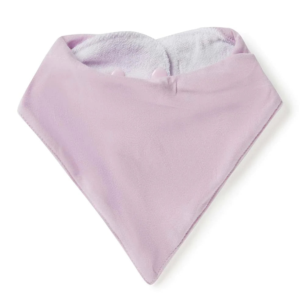 Snuggle Hunny Dribble Bib - Lilac