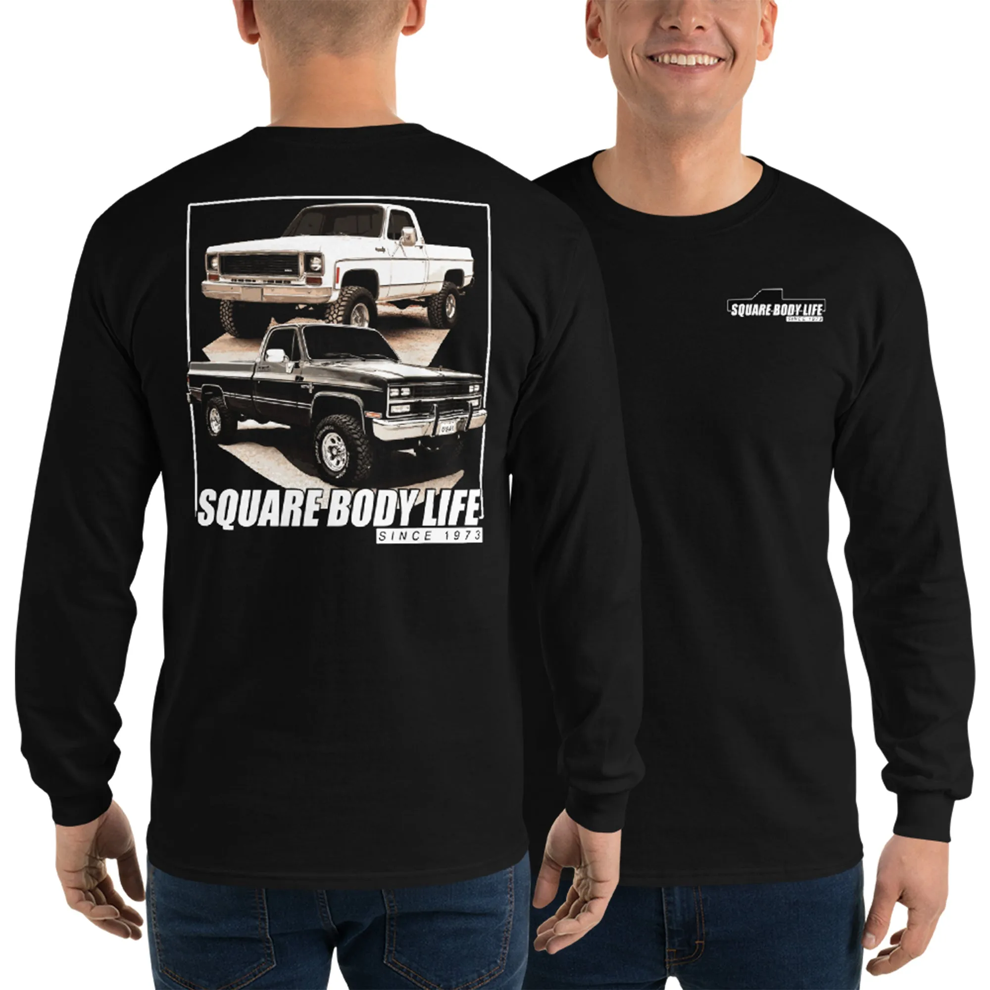 Square Body Life Long Sleeve T-Shirt