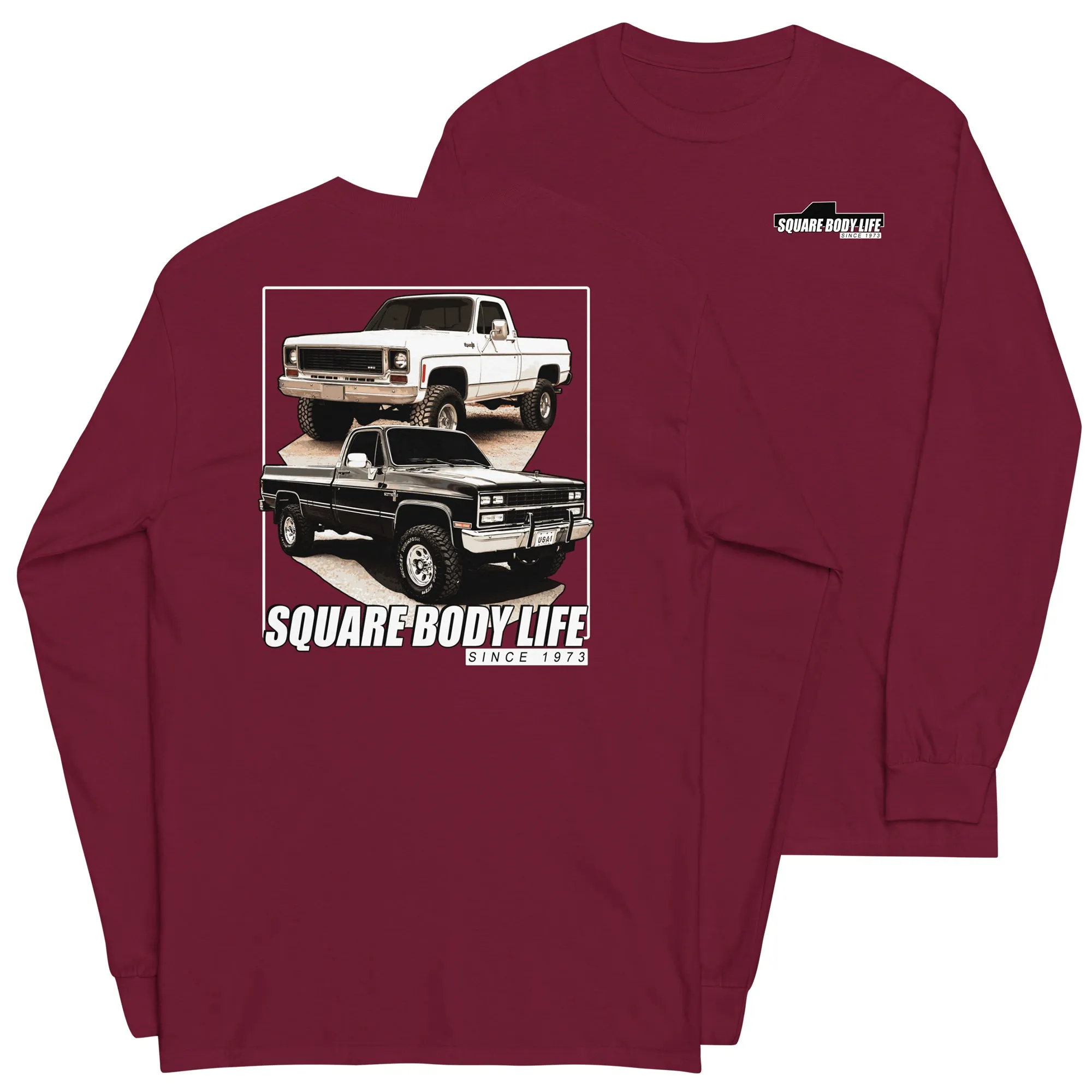 Square Body Life Long Sleeve T-Shirt