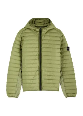 STONE ISLAND KIDS Quilted shell jacket (14 years) -                         -                     -                