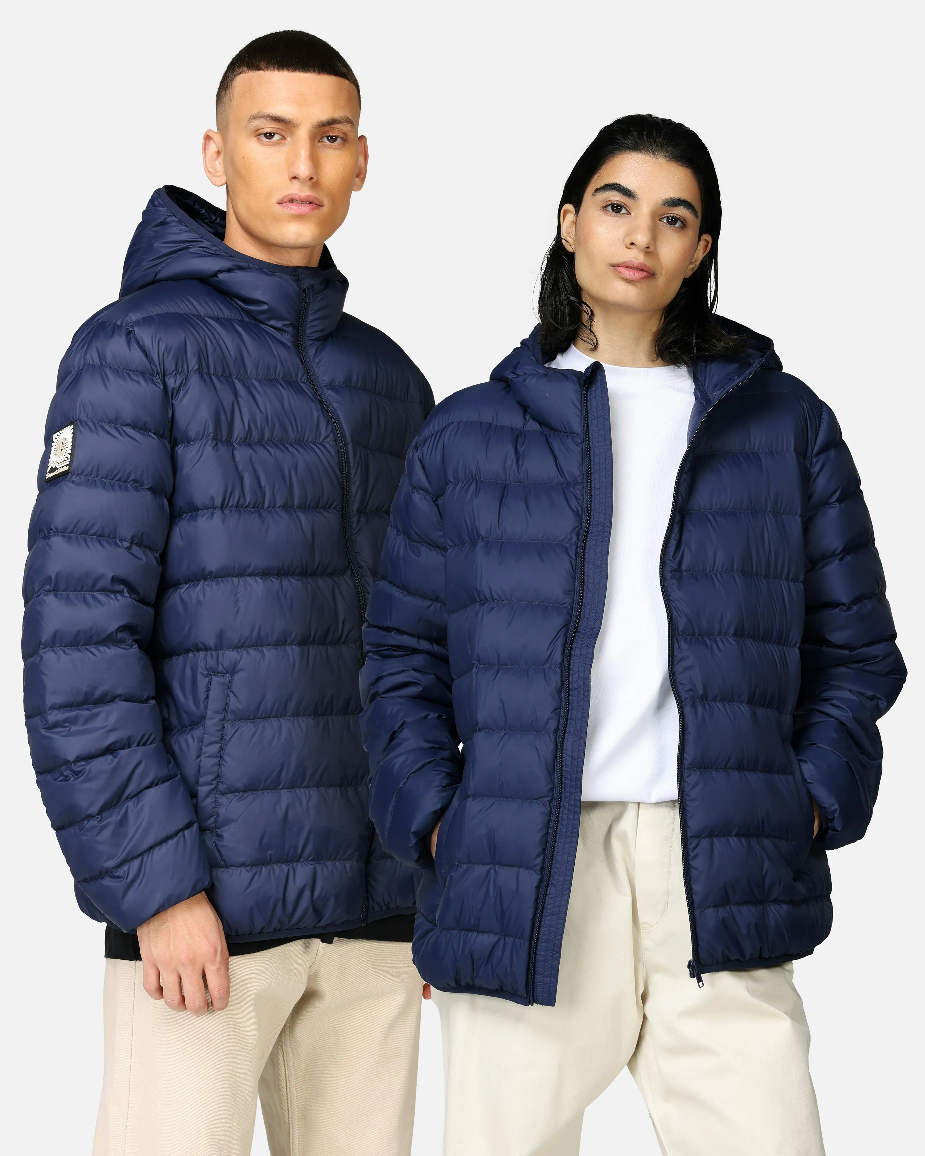 SWEET SKTBS Jacket - Packable Puffer Navy | Unisex | Junkyard