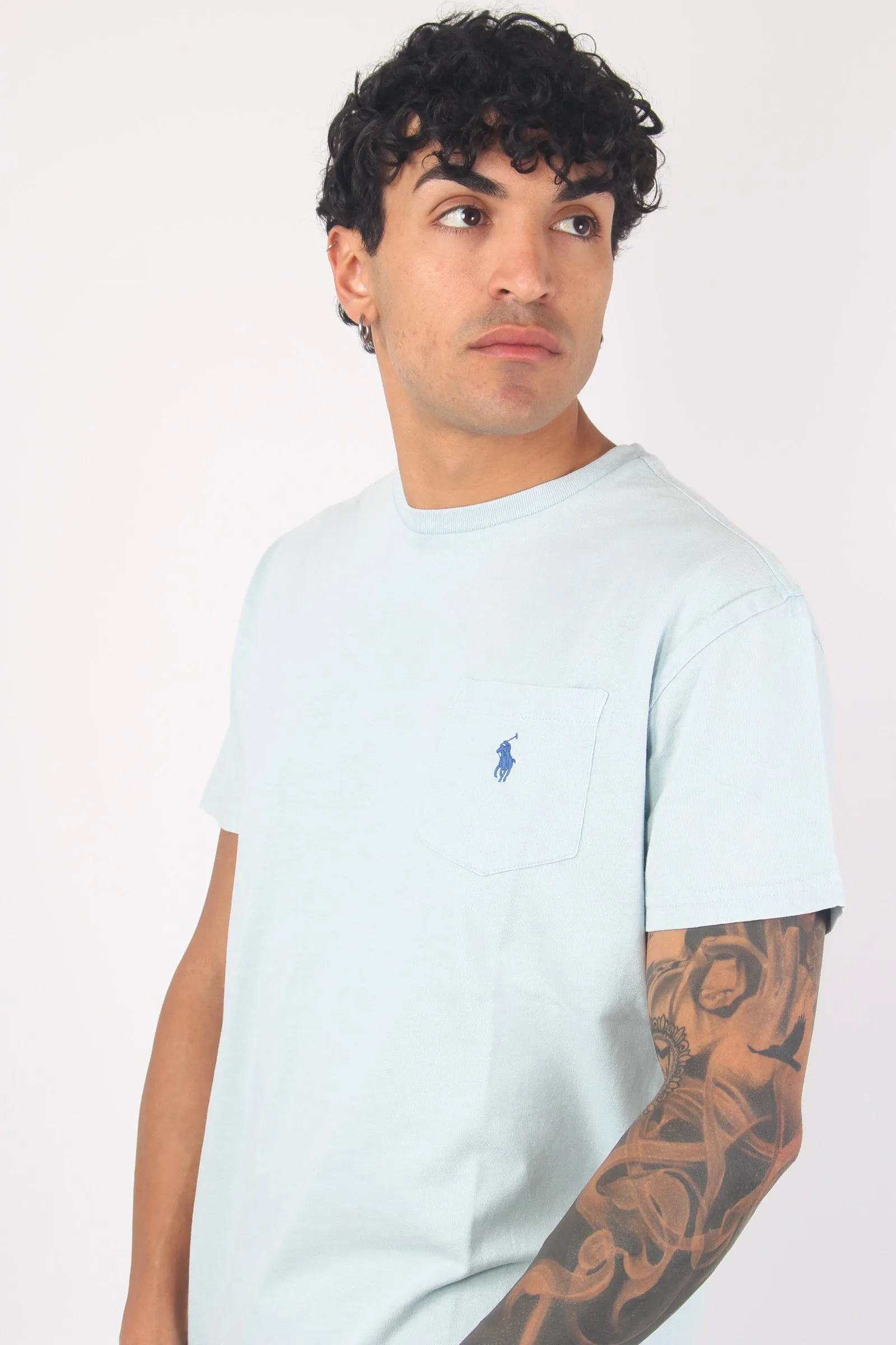 T-shirt Misto Lino Taschino Apline Blue